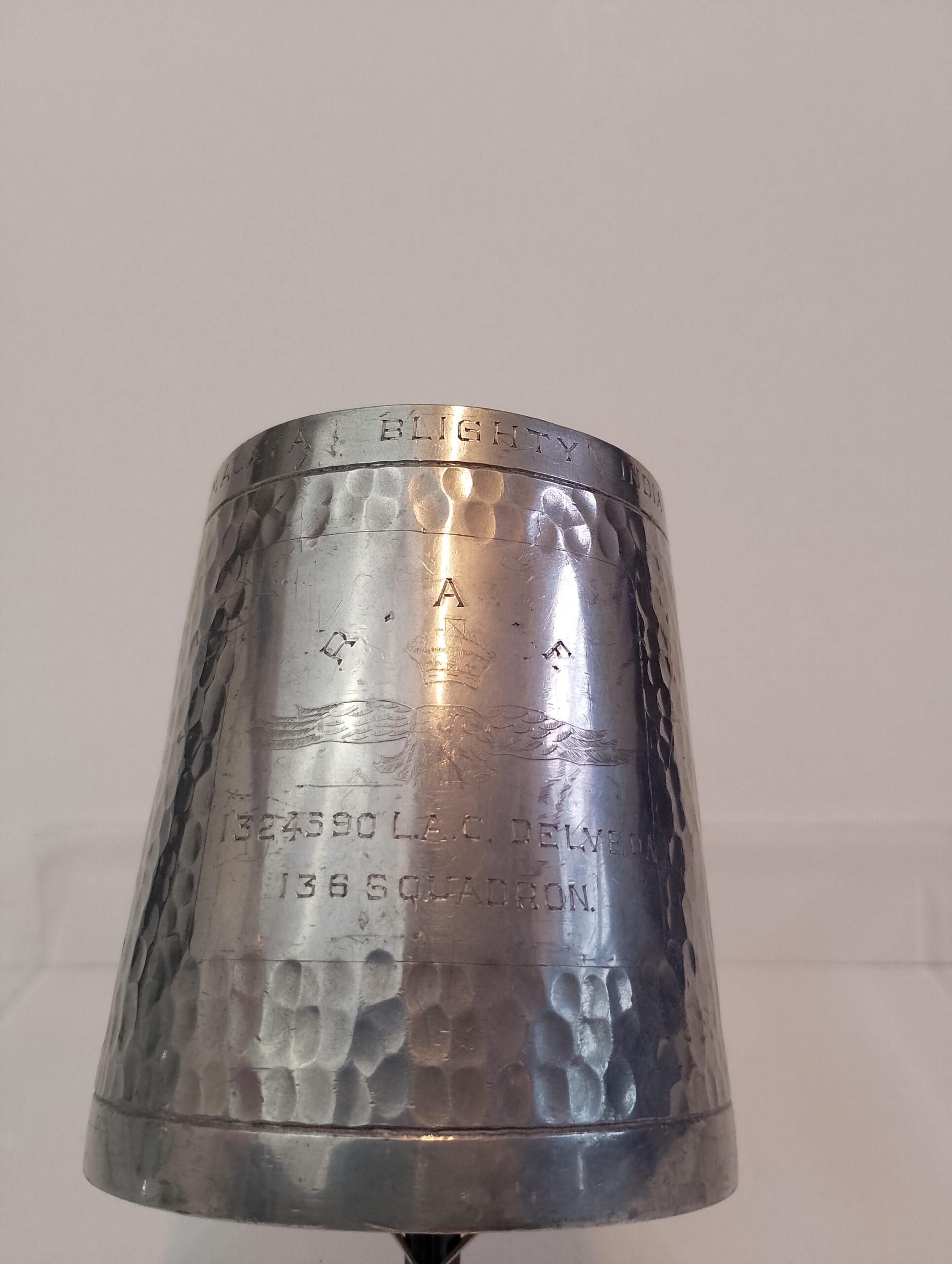 raf pewter cup mug